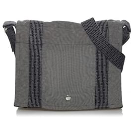 Hermès-Fourre-Tout Messenger Bag-Grey