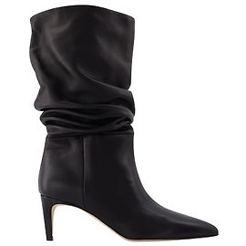 Paris Texas Slouchy Boot in Pelle Nera Nero
