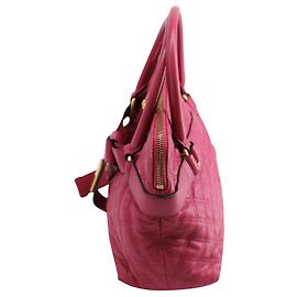 Marc Jacobs Bruna Tote acolchoado em couro rosa Rosa