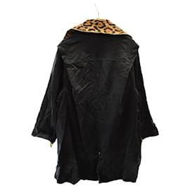Fendi-FENDI Leopard Harako reversible long trench coat beige-Beige
