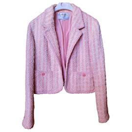 Chanel-Chanel vintage jacket.-Pink