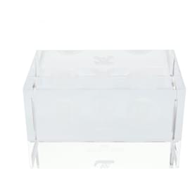 Louis Vuitton-LOUIS VUITTON Peso de papel cristal LV Auth 30801NO-Outro