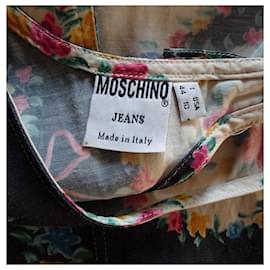 Moschino-VESTIDO VINTAGE COM ESTAMPA FLORAL MOSCHINO JEANS-Multicor