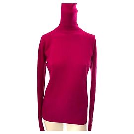 Chanel Tricot en Cachemire Fuchsia Fuschia