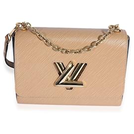 Louis Vuitton-Louis Vuitton Camel & Black Epi Leather Twist Mm -Brown