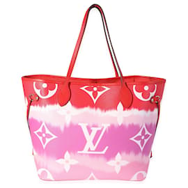 Louis Vuitton-Louis Vuitton Rouge Lv Escale Neverfull Mm -Pink