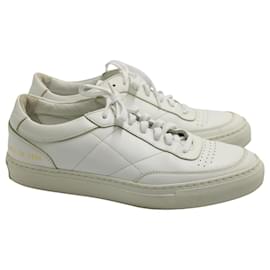 Autre Marque-Common Projects BBall Summer Edition Low Top Sneakers in White Leather-White
