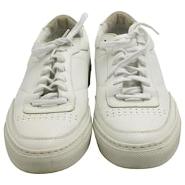Autre Marque-Common Projects BBall Summer Edition Low Top Sneakers in White Leather-White