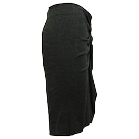 Isabel Marant-Isabel Marant Etoile Joca Jersey Skirt in Grey Linen-Grey