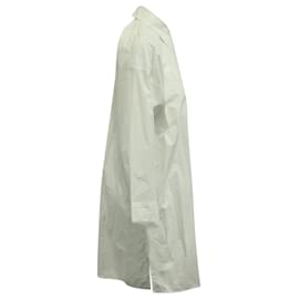 Acne-Vestido camisero extragrande de algodón blanco de Acne Studios-Blanco