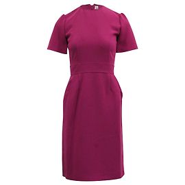 Robe Fourreau Iris & Ink en Polyester Violet Magenta Violet
