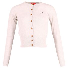 Vivienne Westwood Strickjacke aus grauer Baumwolle Grau