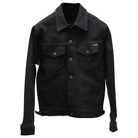 Tom Ford Selvedge Denim Jacket in Black Cotton Black