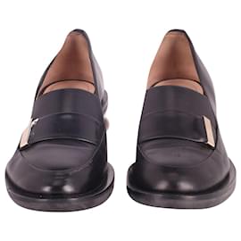 Nicholas Kirkwood-Nicholas Kirkwood Casati Pearl Embellished Derby Shoes in Black Leather-Black