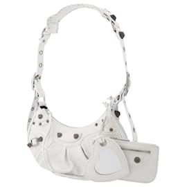 Balenciaga-Cagole Shoulder Xs Bag - Balenciaga - Optic White - Leather-White