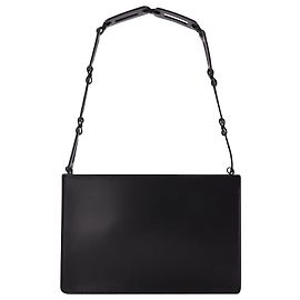 Staud Borsa a Spalla Mina in Pelle Nera Nero