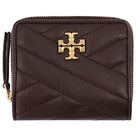 Tory Burch Kira Chevron Bi-Fold Geldbörse Braun