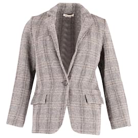 Isabel Marant Etoile-Blazer Isabel Marant Etoile Charly a Spina di Pesce in Lana Multicolor-Altro