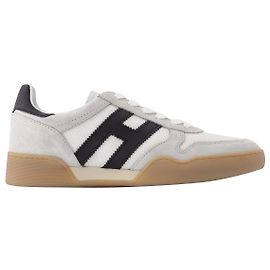Hogan H357 Tênis Allacciato em couro branco Branco