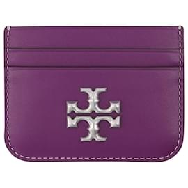 Tory Burch Eleanor Card Case Purple
