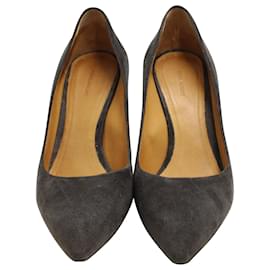 Isabel Marant-Isabel Marant Sapatos Clássicos em Camurça Cinza-Cinza