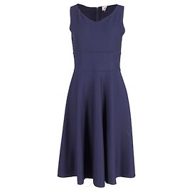 Ärmelloses Armani-Minikleid aus marineblauem Polyester Marineblau