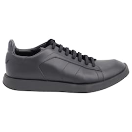 Berluti-Berluti Low Top Sneakers in Black Leather-Black