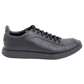 Sneakers Basse Berluti in Pelle Nera Nero
