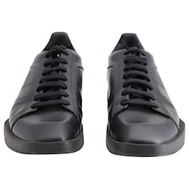 Berluti-Berluti Low Top Sneakers in Black Leather-Black