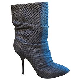 Giuseppe Zanotti Guiseppe Zanotti p ankle boots 39,5 Black Blue
