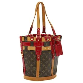 Louis Vuitton-LOUIS VUITTON Monogram Neo Bucket Tote Bag Red M95613 LV Auth 30640-Red,Other