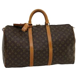 Louis Vuitton-Louis Vuitton-Monogramm Keepall 50 Boston Bag M.41426 LV Auth 30819-Andere