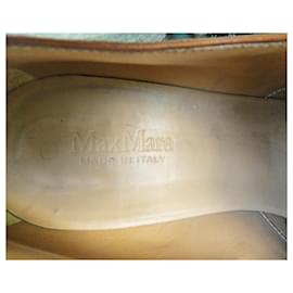 Max Mara-derbies Max Mara p 38-Marron clair