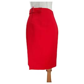 Carolina Herrera-Skirts-Red