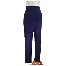 Calça Ann Demeulemeester Roxa de Viscose Roxo