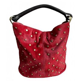 Sac à main Kenzo Pagodon en cuir rouge Rouge
