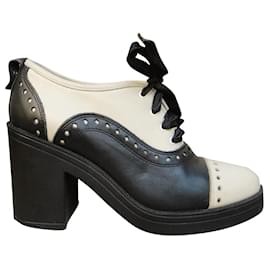 Brogues Max & Co in pelle nero e bianco 39 Nero Bianco