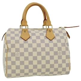 Louis Vuitton-Louis Vuitton Damier Azur Speedy 25 Handtasche N.41534 LV Auth 30750-Andere