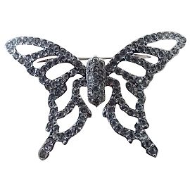 Swarovski spilla a farfalla Argento