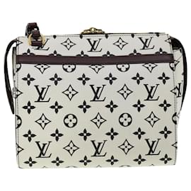 Louis Vuitton-LOUIS VUITTON Monogram Speedy Amazon PM Bolso de hombro Blanco M42210 LV Auth 30478EN-Castaño,Blanco,Monograma