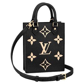 Louis Vuitton LV Sac Plat Petit noir Noir