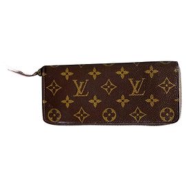 Louis Vuitton Clemence wallet dark brown cloth Other Dark brown