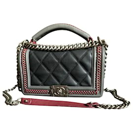 Chanel-Boy-Black,Red,Multiple colors