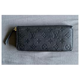 Louis Vuitton-billetera clemencia-Negro