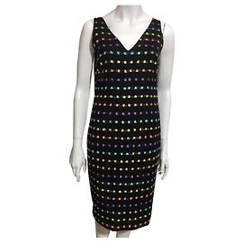 Diane Von Furstenberg Robe en tweed DvF Minetta Noir Multicolore