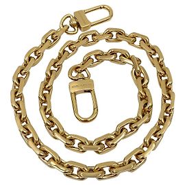Alça de ombro com corrente dourada Louis Vuitton Dourado