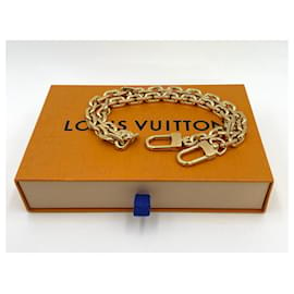 Louis Vuitton-Tracolla catena Louis Vuitton dorata-D'oro