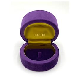 Caja estuche Gucci para anillo Morado oscuro