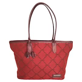 Longchamp-Handbags-Red,Dark red