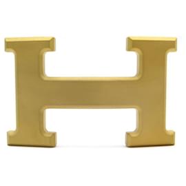 Hermès-NEW HERMES H BELT BUCKLE FOR LINK 32 MM IN GOLDEN PVD GOLDEN BELT BUCKLE-Golden